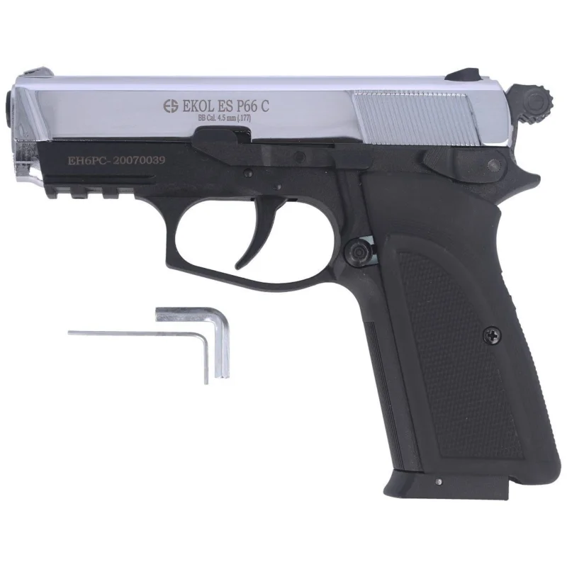 Pistolet wiatrówka Voltran Ekol ES P66C Shiny 4.5 mm Tani