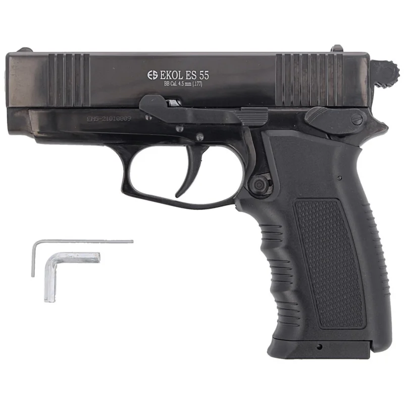 Pistolet wiatrówka Voltran Ekol ES 55 Black 4.5 mm Bezpieczne zakupy