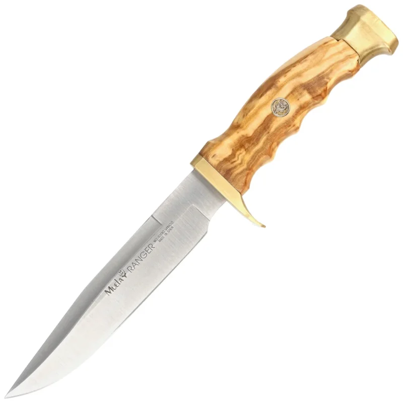 Oferta Muela Ranger-14OL Olive Wood, Satin X50CrMoV15 knife