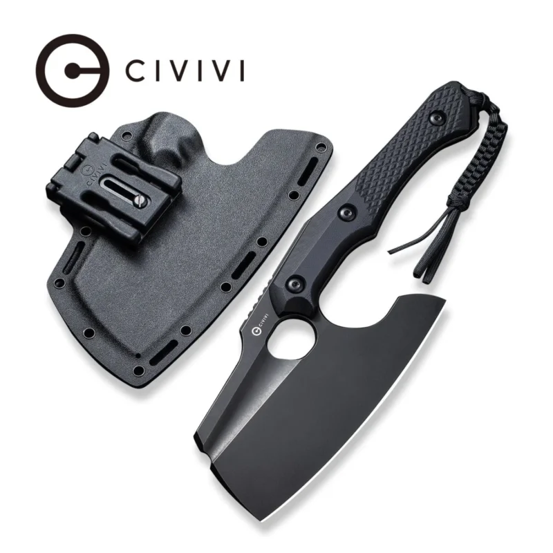 Nóż Civivi Aratra Black G10, Black Stonewashed D2 by Maciej Torbé (C21041-1) Ostatnia szansa