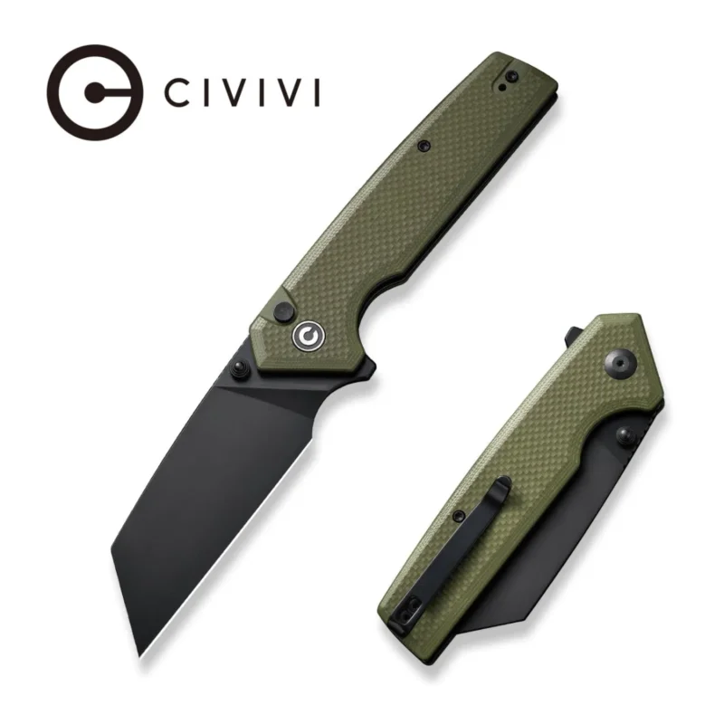 Szybka dostawa Nóż składany Civivi Amirite OD Green G10, Black Nitro-V (C23028-3)