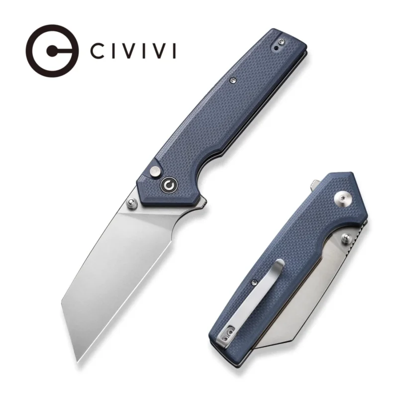Taniej Nóż składany Civivi Amirite Neutral Blue G10, Satin Nitro-V (C23028-1)