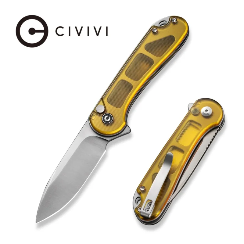Nóż składany Civivi Button Lock Elementum II Polished Ultem, Satin Nitro-V (C18062P-7) Nie przegap