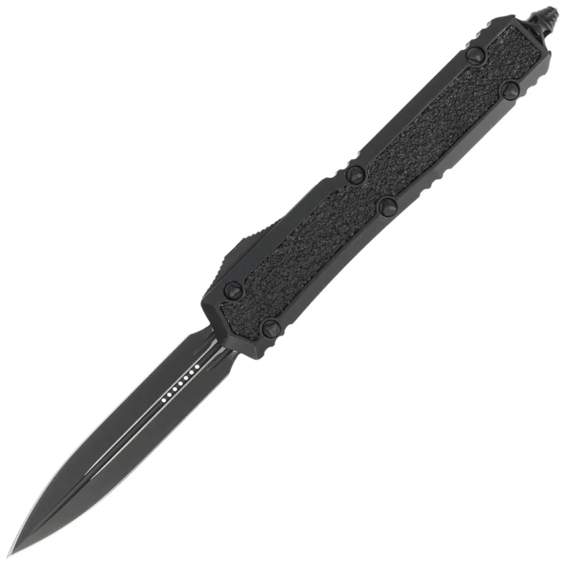 Ostatnia szansa Nóż automatyczny OTF Microtech Makora Signature D/E Black DLC Aluminium/Black Inlays, Black DLC by Tony Marfione (206-1TS)