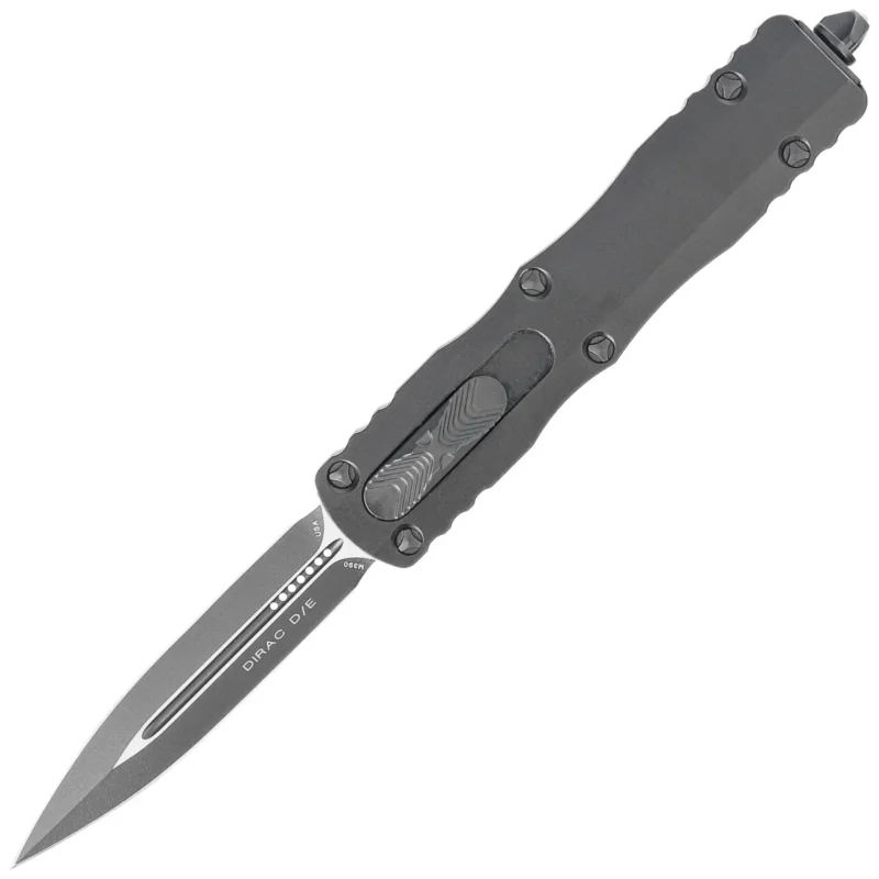 Microtech Dirac D/E OTF Knife Black Aluminum, Tactical by Tony Marfione (225-1T) Okazja