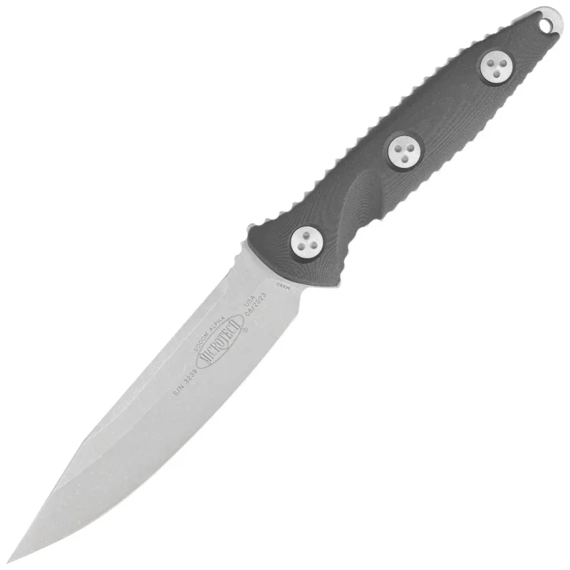 Premium Microtech Socom Alpha S/E Black G10, Apocalyptic M390 by Tony Marfione (113-10AP)