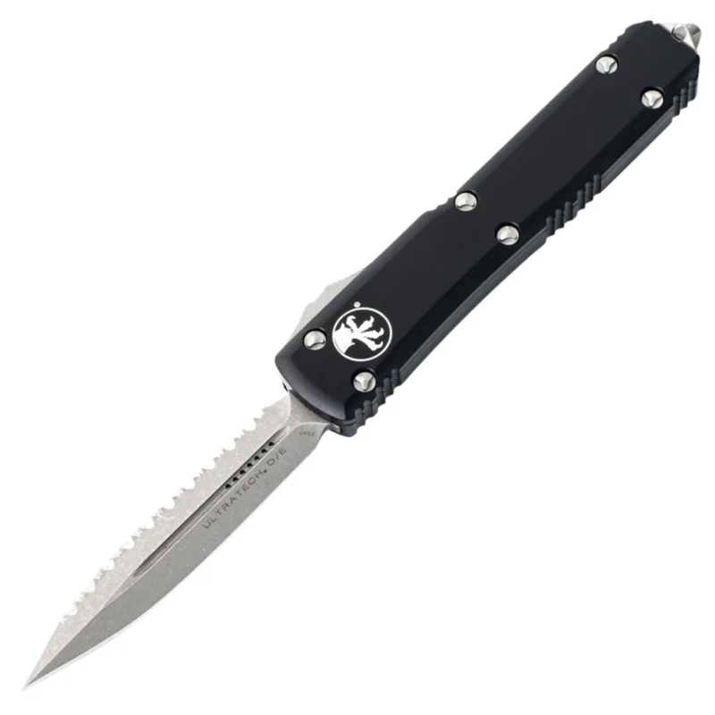 Microtech Ultratech D/E OTF Knife Black Aluminum, Apocalyptic F/S M390 by Tony Marfione (122-12AP) Zamów teraz