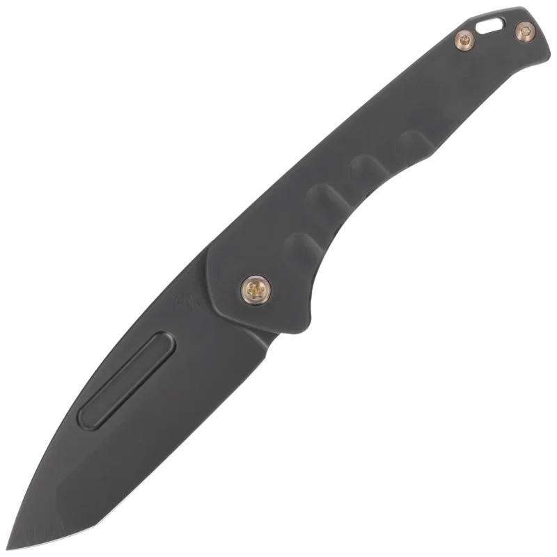 Okazja Medford Praetorian Slim T/E Knife Black DLC Titanium, Bronze HW/Clip, DLC S45VN by Greg Medford (MK2084PT-30PV-T1C1-Q4)
