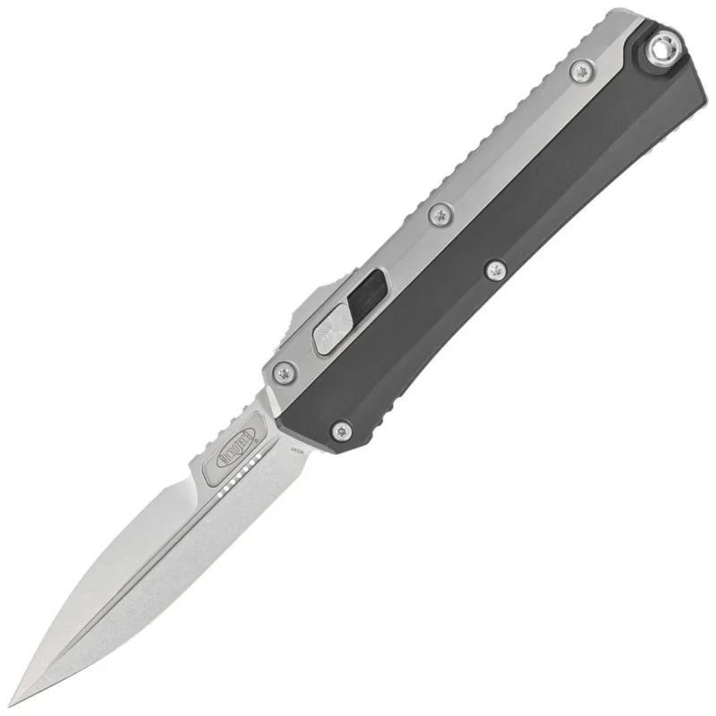 Microtech Glykon D/E Bayonet Black Aluminium/Titanium, Stonewashed by Tony and Sean Marfione (184-10) Oferta czasowa