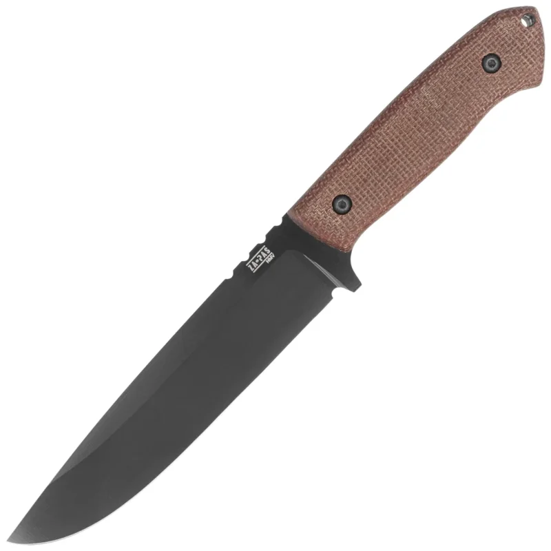 Nóż Za-Pas Expendable Brown Micarta, Black Cerakote NMV (EX-CE-M-BR) Tylko do końca tygodnia