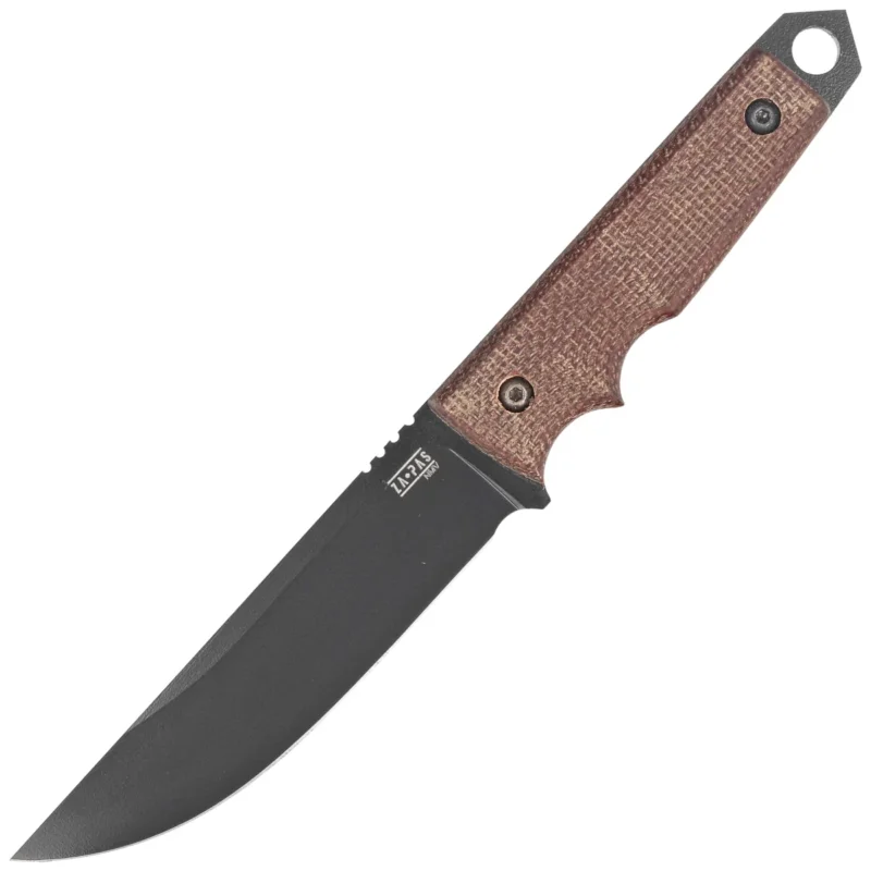 Za-Pas Knives Urban Tactic Brown Micarta, Black Cerakote O2 (UT-CE-M-BR) Bestseller