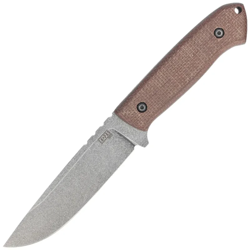 Nóż Za-Pas Ultra Outdoor Brown Micarta, Acid Stonewashed NMV (UO-ST-M-BR) Bezpieczna płatność