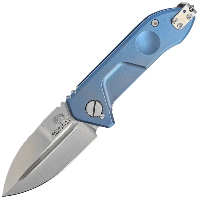 Darmowy zwrot Extrema Ratio Frame Rock Blue Titanium, Satin N690 knife (04.1000.0456/SAT/BLU)