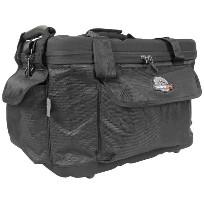 Wyprzedaż Pojemnik termiczny z termometrem Thermobag Picnic Bag With Pockets Black