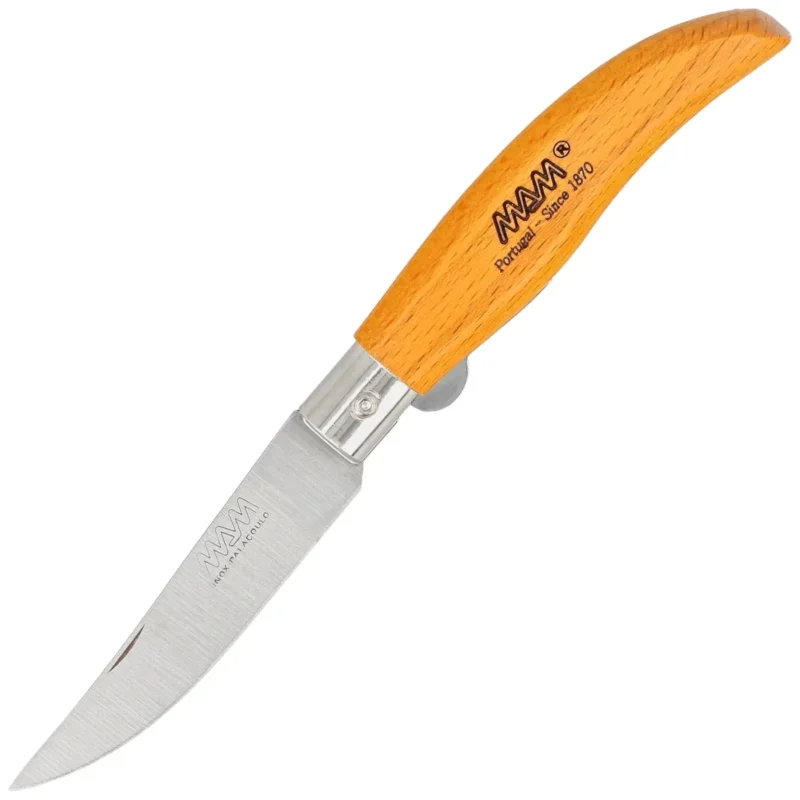 Wybór klientów MAM Iberica S Blade Lock Knife Orange Beech Wood, Inox HW, Satin 420 (2011-OR)