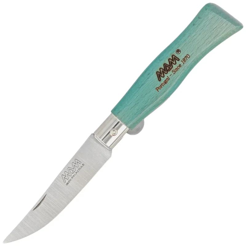 Oferta czasowa MAM Douro Blade Lock Knife Turquoise Beech Wood, Inox HW, Satin 420 (2006-TU)