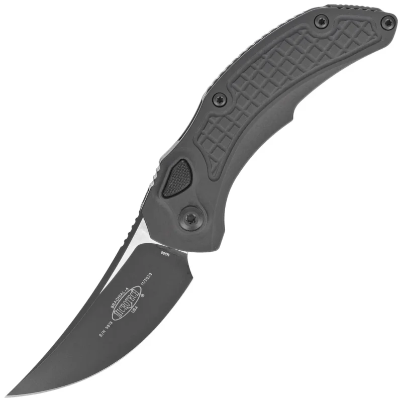 Nóż automatyczny Microtech Brachial Auto Black Aluminium, Black M390 by Bastinelli and Tony Marfione (268A-1T) Łatwy zwrot