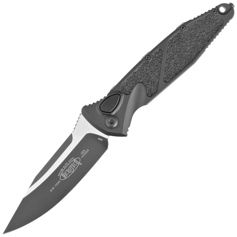 Nowość Microtech Socom Elite Auto S/E Automatic Knife Black Aluminum, Tactical M390 by Tony Marfione (160A-1T)
