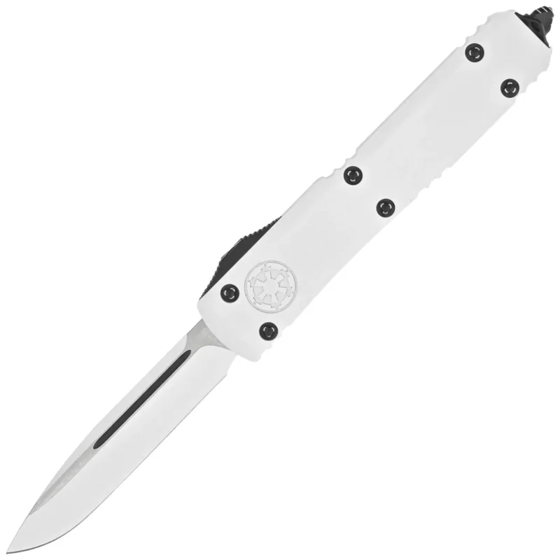 Nowy Nóż automatyczny OTF Microtech Ultratech S/E Storm Trooper Signature White Aluminium, White M390 by Tony Marfione (121-1STD)