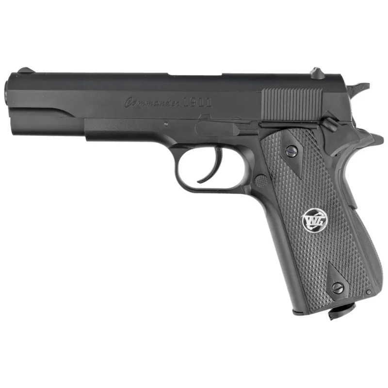 Wybór klientów Pistolet wiatrówka WinGun Colt 1911 Commander Black 4.5 mm, CO2
