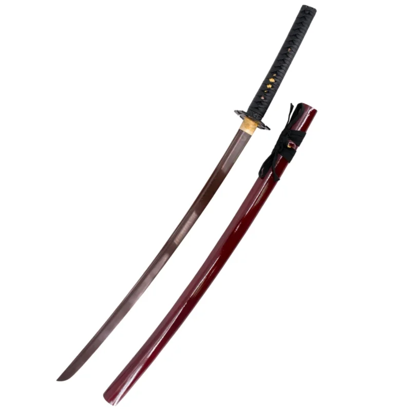Nowy Samurai sword katana Amont Decor Habitat Red Damascus (S2252RD)