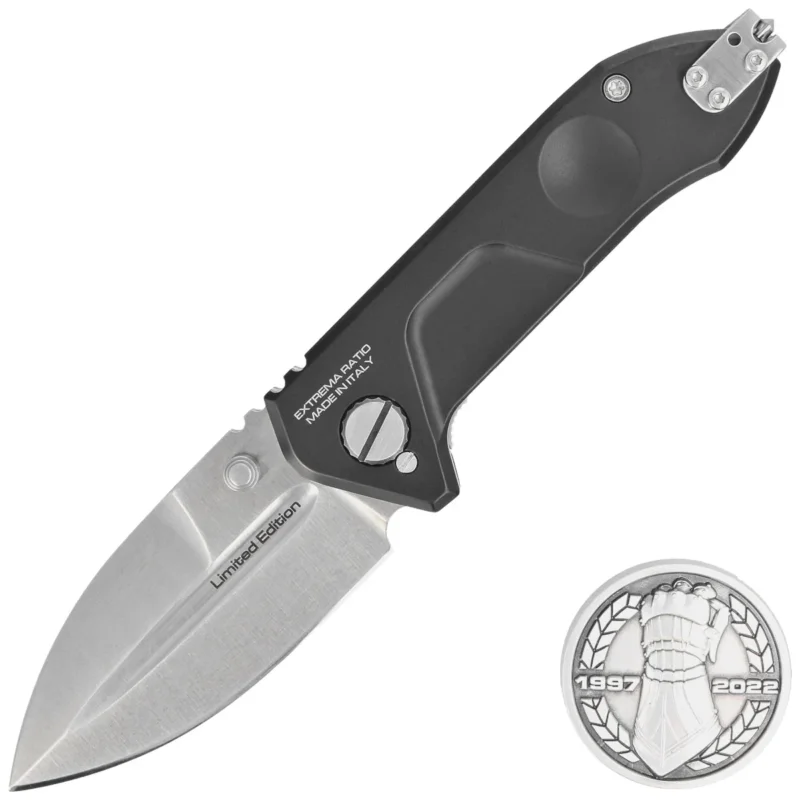 Extrema Ratio Frame Rock XXV Anniversarium LE No ???/100 Tytan, Satin N690 (04.1000.0456/SAT/BLK-XXV) Wyjątkowa oferta