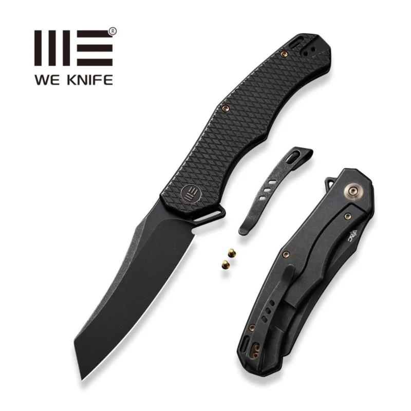 Promocja Nóż składany WE Knife RekkeR Black Titanium, Black Stonewashed CPM 20CV by Kyle Lamb (WE22010G-1)