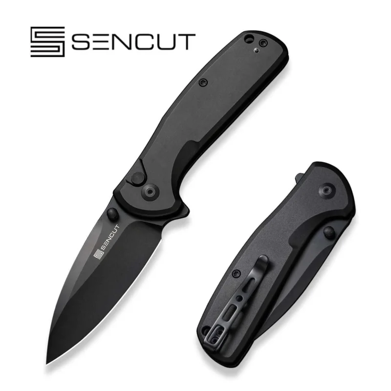 Niska cena Sencut ArcBlast Black Aluminium, Black 9Cr18MoV Knife (S22043B-1)