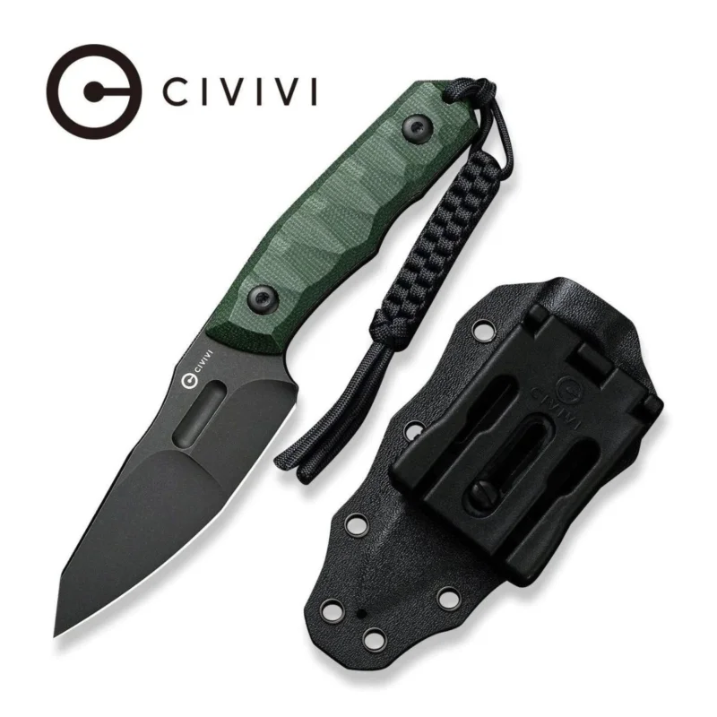Nóż Civivi Propugnator Green Canvas Micarta, Black Stonewashed D2 by PG Knives (C23002-2) Kup teraz