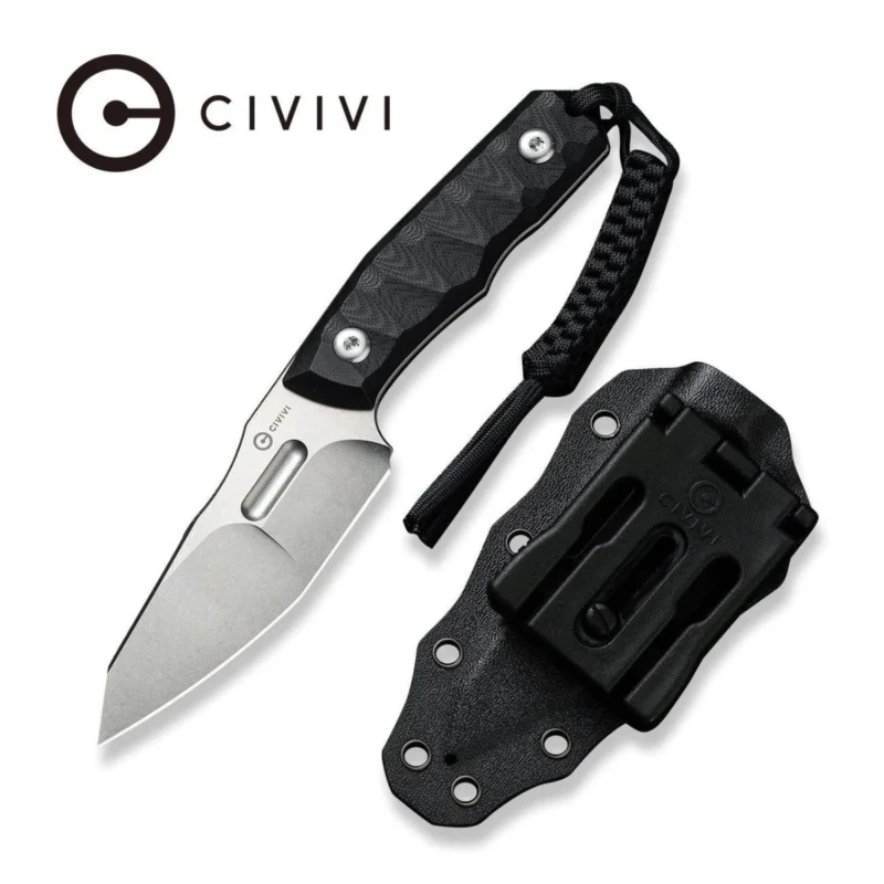 Promocja Civivi Knife Propugnator Black G10, Stonewashed D2 by PG Knives (C23002-1)