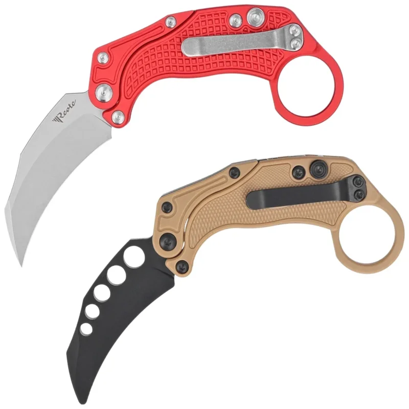 Reate Knife EXO-K Gravity Karambit Red Aluminium, Stonewashed N690 Oferta limitowana
