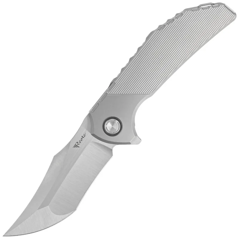 Nóż składany Reate Tiger Stripe Patterns Titanium, Belt Satin M390 by Alvin Lee (TG TSP.SAT) Oferta limitowana