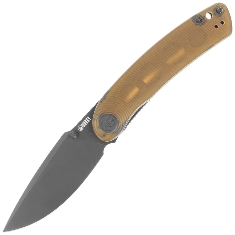 Nóż składany Kubey Momentum Ultem, Black Stonewashed AUS-10 by Sherif Manganas (KU344N) Dodaj do koszyka