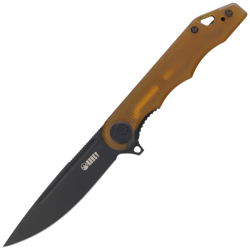 Wysoka jakość Kubey Knife Mizo Ultem, Black Stonewashed AUS-10 by Tiguass (KU312N)