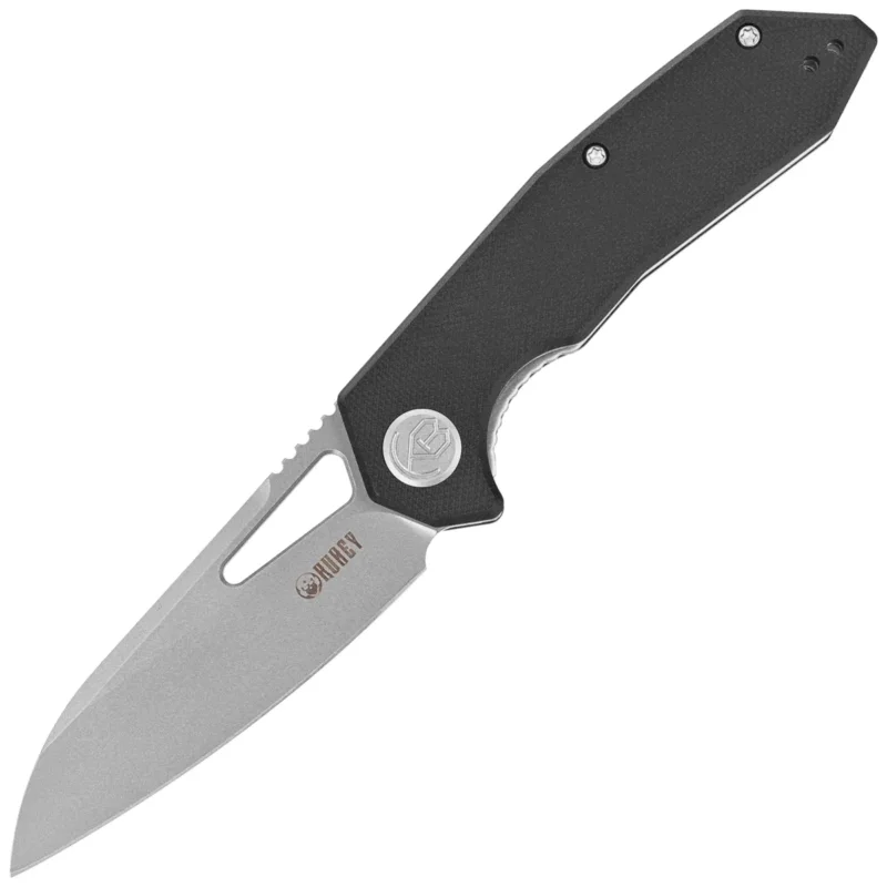 Darmowy zwrot Kubey Knife Vagrant Black G10, Sand Blasted 14C28N by Maksim Tkachuk (KU291N)