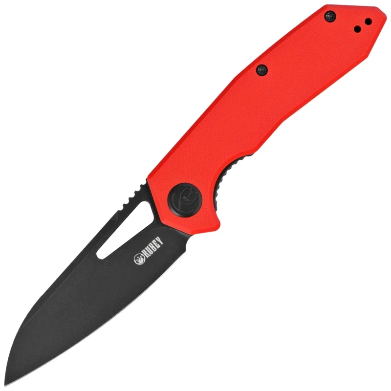 Kup teraz Nóż składany Kubey Vagrant Red G10, Black Stonewashed 14C28N by Maksim Tkachuk (KU291K)