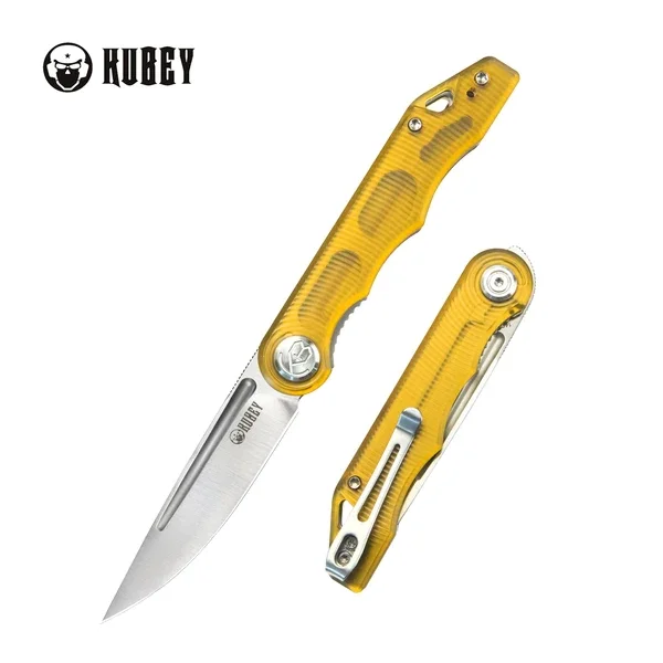 Nóż składany Kubey Mizo Ultem, Satin 14C28N by Tiguass (KU2101G) Niska cena