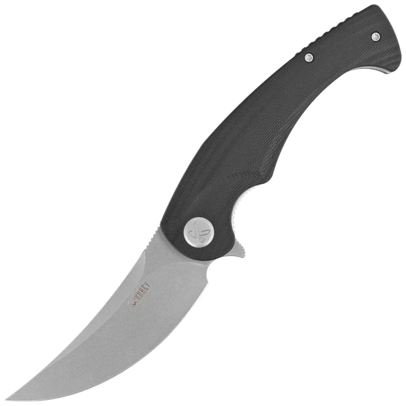 Kubey Scimitar KU173K Knife Black G10, Bead Blasted 14C28N Szybka dostawa