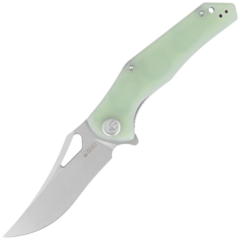 Tylko dziś Nóż składany Kubey Phemius KU149D Jade G10, Sandblasted 14C28N