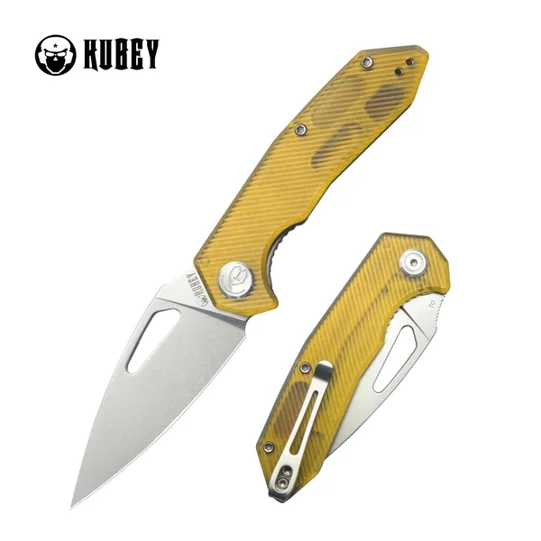 Kubey Knife Coeus Ultem, Bead Blasted D2 (KU122P) Dostępne od ręki