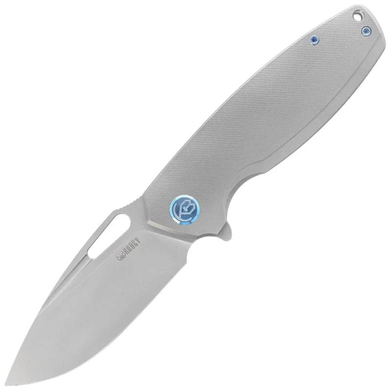 Ograniczona ilość Nóż składany Kubey Tityus KB360A Gray Titanium, Bead Blasted 14C28N
