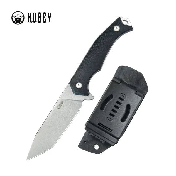 Niska cena Kubey Knife Swordfish Black G10, Stonewashed AUS-10 (KU184E)