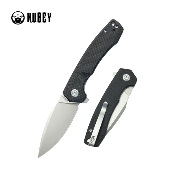 Nóż składany Kubey Calyce Black G10, Bead Blasted AUS-10 (KU901K) Kup teraz