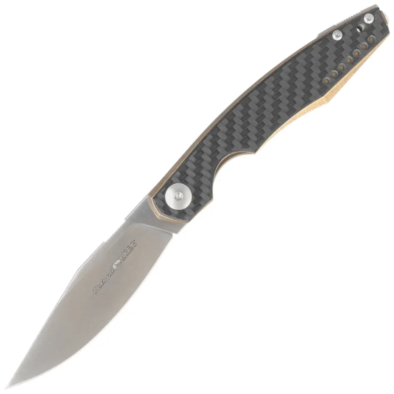 Viper Belone Bronze Titanium/Carbon Fiber, Satin M390 by Jesper Voxnæs Knife (V5970BRFC) Wybór klientów