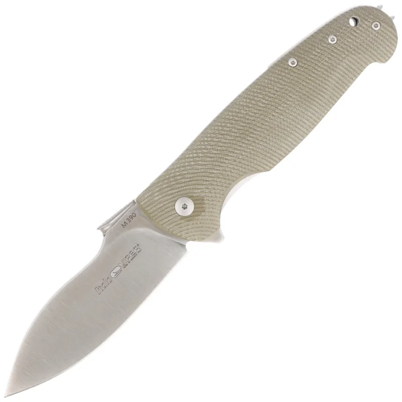 Nóż składany Viper Italo Green G10/Tytan, Satin M390 by Fabrizio Silvestrelli (V5944GG) Bestseller