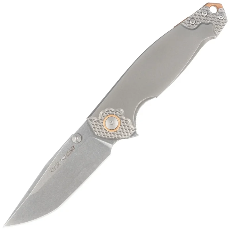 Nóż składany Viper Katla Grey Titanium 3D, Stonewashed M390 by Jesper Voxnæs (V5982TI3D) Wyprzedaż