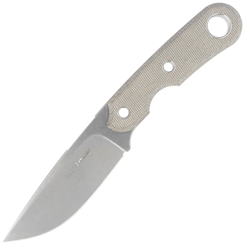 Tani Nóż Viper Basic 1 Green Canvas Micarta, Stonewashed D2 by Tommaso Rumici (VT4028CG)
