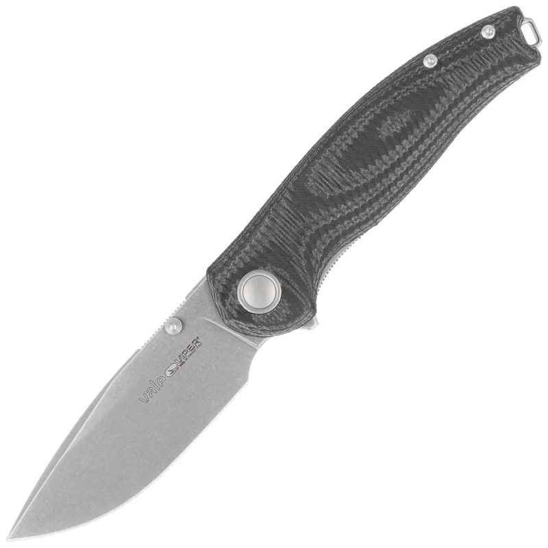 Viper Vale Black Suretouch, Stonewashed MagnaCut by Jesper Voxnæs Knife (V6006GG) Zniżka