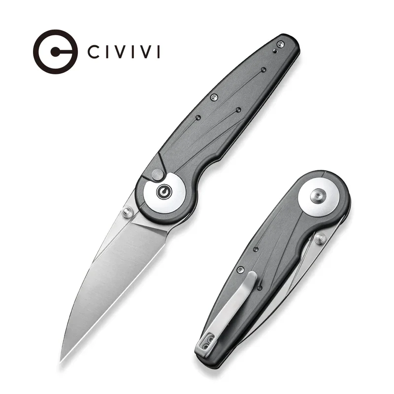 Hit sprzedaży Nóż składany Civivi Starflare Gray Aluminium, Satin Nitro-V (C23052-2)