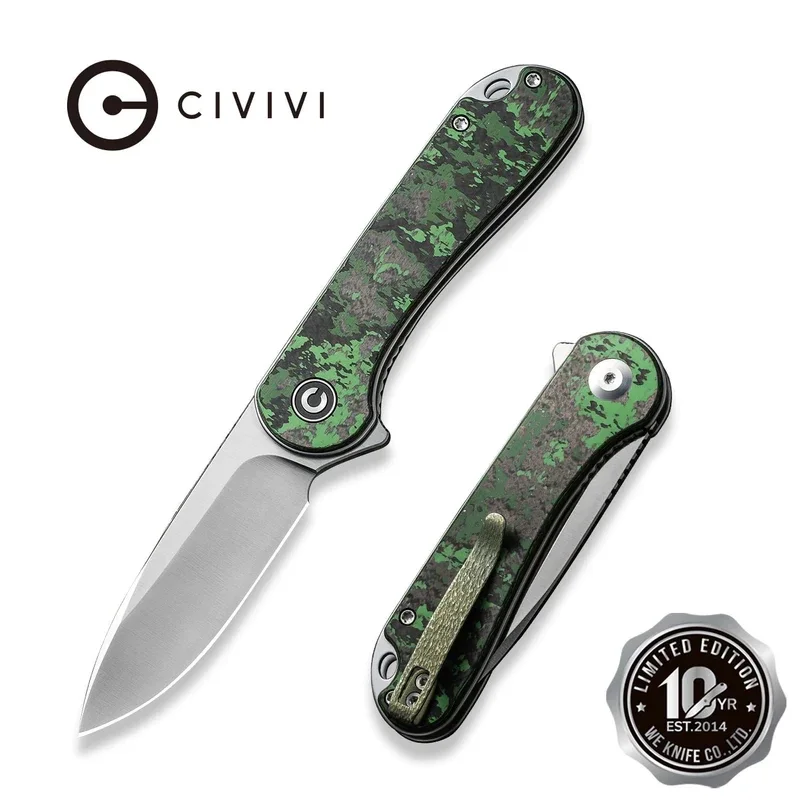 Popularny Civivi Knife Elementum Jungle Wear Fat Carbon, Satin CPM S35VN (C907A-6)